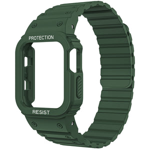 Integriertes magnetisches Silikonarmband der Apple Watch