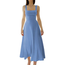 Laden Sie das Bild in den Galerie-Viewer, Neues Midikleid mit dicken Trägern für Damen