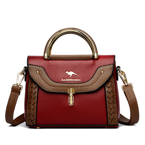 Damen Umhängetasche Handtasche mit Verschluß