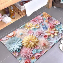 Laden Sie das Bild in den Galerie-Viewer, 3D-Blumen-Fußmatte