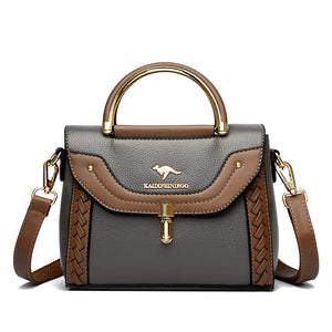Damen Umhängetasche Handtasche mit Verschluß
