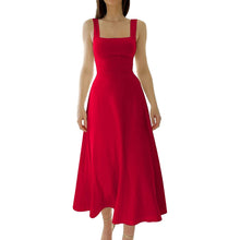 Laden Sie das Bild in den Galerie-Viewer, Neues Midikleid mit dicken Trägern für Damen