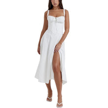 Laden Sie das Bild in den Galerie-Viewer, Trägerkleid mit tiefem Rückenausschnitt