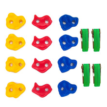 Laden Sie das Bild in den Galerie-Viewer, Kinder Hinterhof Felsen Klettern Set