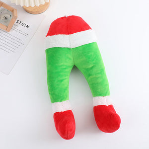 Weihnachtsmann-Beine-Dekoration