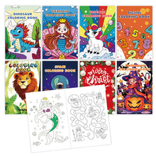 Laden Sie das Bild in den Galerie-Viewer, Karikatur Malbuch für Kinder (8 Stk)