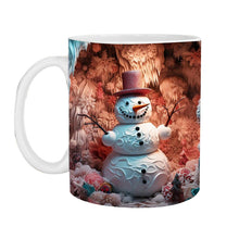Laden Sie das Bild in den Galerie-Viewer, Weihnachtliche 3D-Tasse aus Keramik