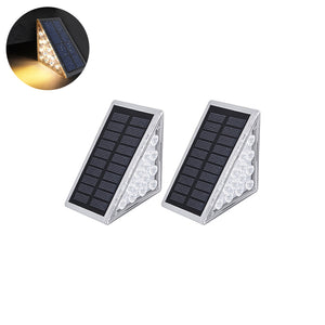 LED-Solar-Stufenlichter Wasserdichtes Treppenlicht für draußen