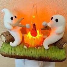 Laden Sie das Bild in den Galerie-Viewer, Halloween-Geister Lagerfeuer flackerndes Nachtlicht
