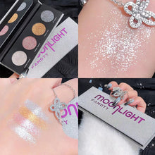 Laden Sie das Bild in den Galerie-Viewer, Vierfarbige Galaxy Diamond Lidschattenpalette