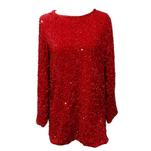 Laden Sie das Bild in den Galerie-Viewer, Kurzes Kleid mit Pailletten