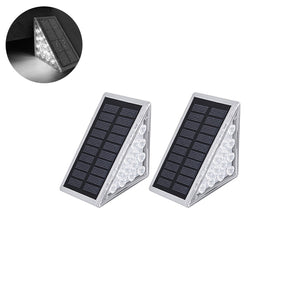 LED-Solar-Stufenlichter Wasserdichtes Treppenlicht für draußen