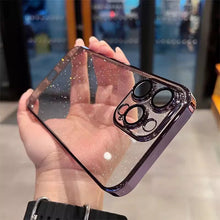 Laden Sie das Bild in den Galerie-Viewer, Glitzernde ultradünne sturzsichere iPhone-Hülle