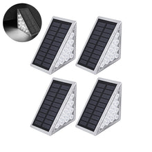 Laden Sie das Bild in den Galerie-Viewer, LED-Solar-Stufenlichter Wasserdichtes Treppenlicht für draußen