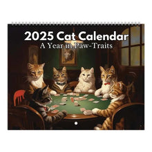 Laden Sie das Bild in den Galerie-Viewer, Ikonische Katzenkunst 2025 Kalender