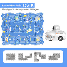 Laden Sie das Bild in den Galerie-Viewer, Puzzlespielzeug für Kinder mit Schienenfahrzeugen