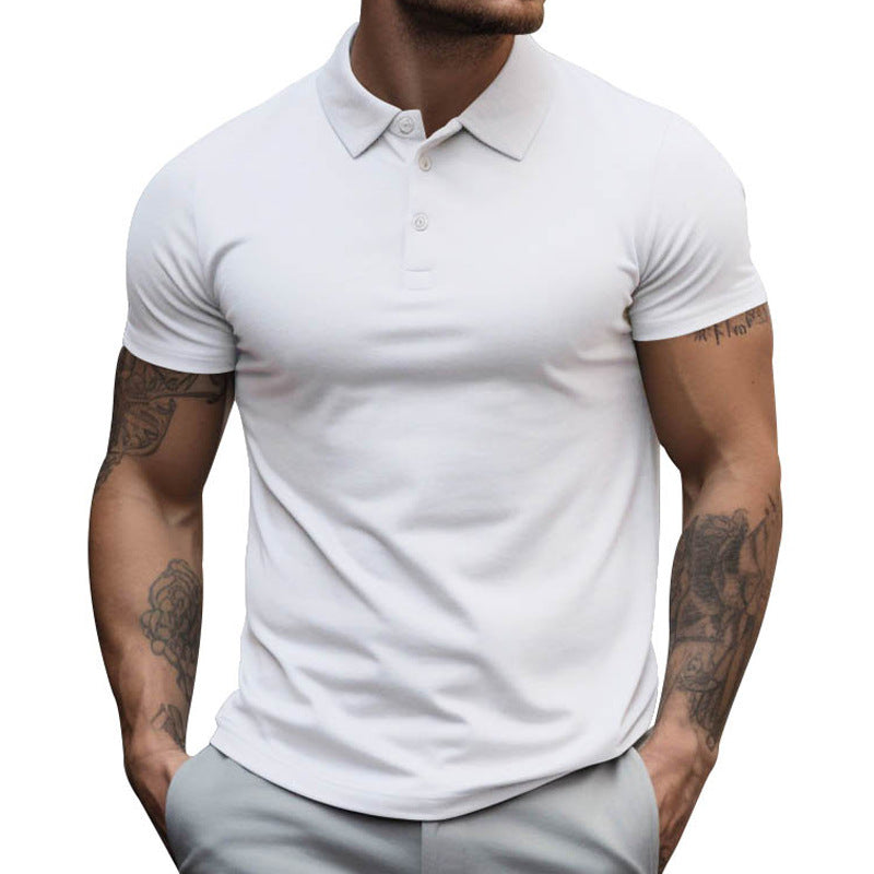 Einfarbiges Herren-T-Shirt
