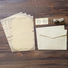 Laden Sie das Bild in den Galerie-Viewer, Vintage-Briefumschlag-Set