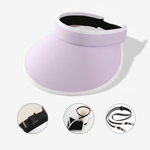 Laden Sie das Bild in den Galerie-Viewer, Faltbarer Sonnenschutz-Sonnenhut mit großer Krempe