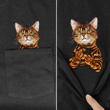 Laden Sie das Bild in den Galerie-Viewer, 😾🖕Katzenmotiv T-Shirt mii Mittelfinger