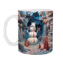 Laden Sie das Bild in den Galerie-Viewer, Weihnachtliche 3D-Tasse aus Keramik