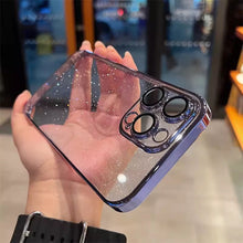 Laden Sie das Bild in den Galerie-Viewer, Glitzernde ultradünne sturzsichere iPhone-Hülle
