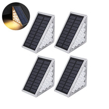 Laden Sie das Bild in den Galerie-Viewer, LED-Solar-Stufenlichter Wasserdichtes Treppenlicht für draußen