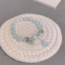 Laden Sie das Bild in den Galerie-Viewer, Imitation Katzenauge Kristall Schmetterling Armband