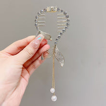 Laden Sie das Bild in den Galerie-Viewer, Eleganter Pferdeschwanz-Haarknopf