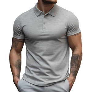 Einfarbiges Herren-T-Shirt