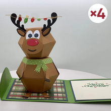 Laden Sie das Bild in den Galerie-Viewer, 3D-Pop-Up-Weihnachtskarte