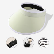 Laden Sie das Bild in den Galerie-Viewer, Faltbarer Sonnenschutz-Sonnenhut mit großer Krempe