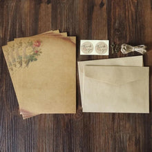 Laden Sie das Bild in den Galerie-Viewer, Vintage-Briefumschlag-Set