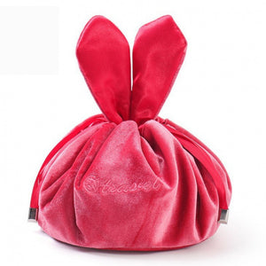 Kosmetiktasche mit Hasenohren