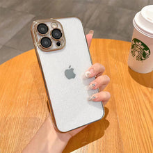 Laden Sie das Bild in den Galerie-Viewer, Glitzernde ultradünne sturzsichere iPhone-Hülle