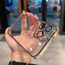 Laden Sie das Bild in den Galerie-Viewer, Glitzernde ultradünne sturzsichere iPhone-Hülle