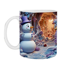 Laden Sie das Bild in den Galerie-Viewer, Weihnachtliche 3D-Tasse aus Keramik