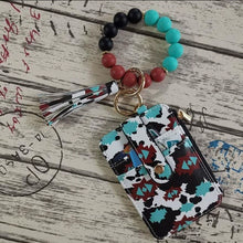 Laden Sie das Bild in den Galerie-Viewer, Stylischer Kartenhalter mit Silikon-Perlen-Armband