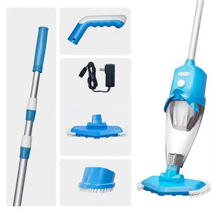 3-in-1 kabelloser, wiederaufladbarer Poolsauger mit leistungsstarkem Motor