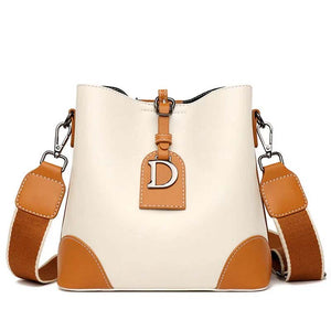 Nischen-Umhängetasche aus PU-Leder für Damen👜