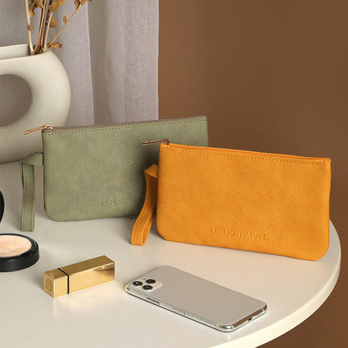 Tragbare Damen-Reisetasche aus Leder