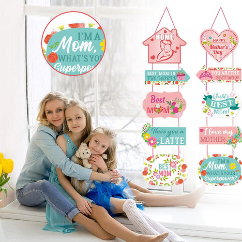 Dekorativer Türbehang zum Muttertag