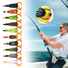 Laden Sie das Bild in den Galerie-Viewer, Gummiköder mit doppeltem Propeller für Enten