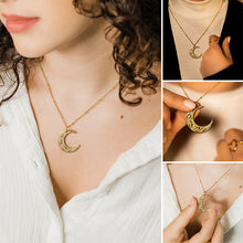 Laden Sie das Bild in den Galerie-Viewer, Halskette mit Mondgeometrie