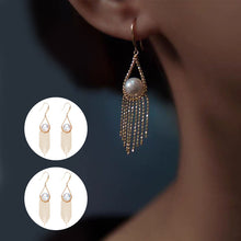 Laden Sie das Bild in den Galerie-Viewer, Perle Fransen Ohrringe