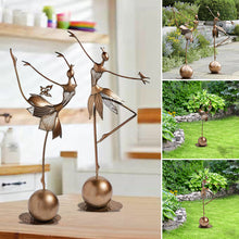 Laden Sie das Bild in den Galerie-Viewer, Tanzendes Gartenmädchen Statuen
