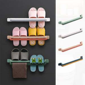 Lochfreies Wandmontiertes Schuhregal