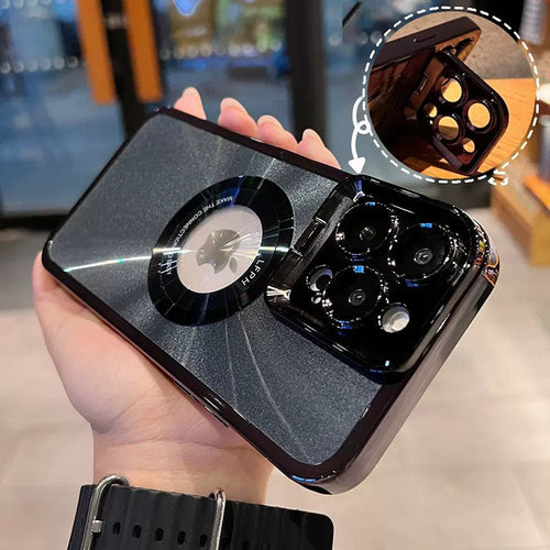Magnetische iPhone-Hülle mit Objektivhalterung