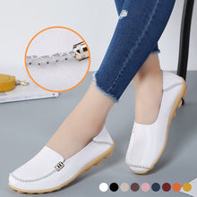 Laden Sie das Bild in den Galerie-Viewer, Einfarbige Leichte Lederschuhe Mit Weicher Sohle
