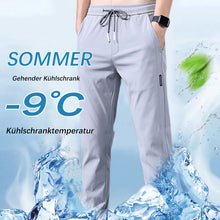 Laden Sie das Bild in den Galerie-Viewer, Lässige Hose aus Eisseide